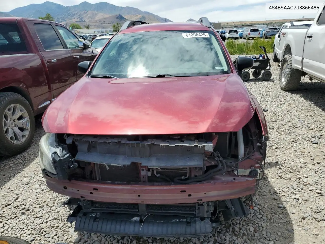 2018 Subaru Outback 2.5I VIN: 4S4BSAAC7J3366485 Lot: 61398425