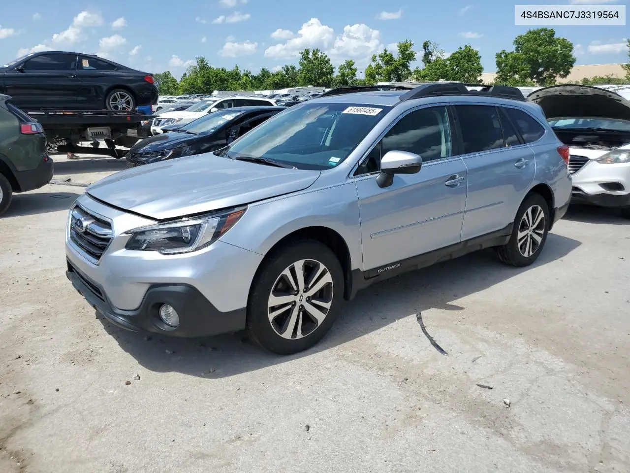2018 Subaru Outback 2.5I Limited VIN: 4S4BSANC7J3319564 Lot: 61580485