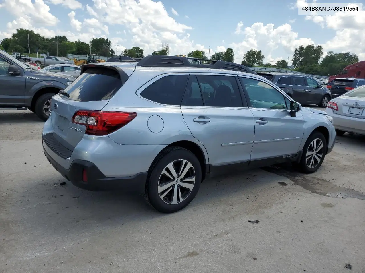 2018 Subaru Outback 2.5I Limited VIN: 4S4BSANC7J3319564 Lot: 61580485