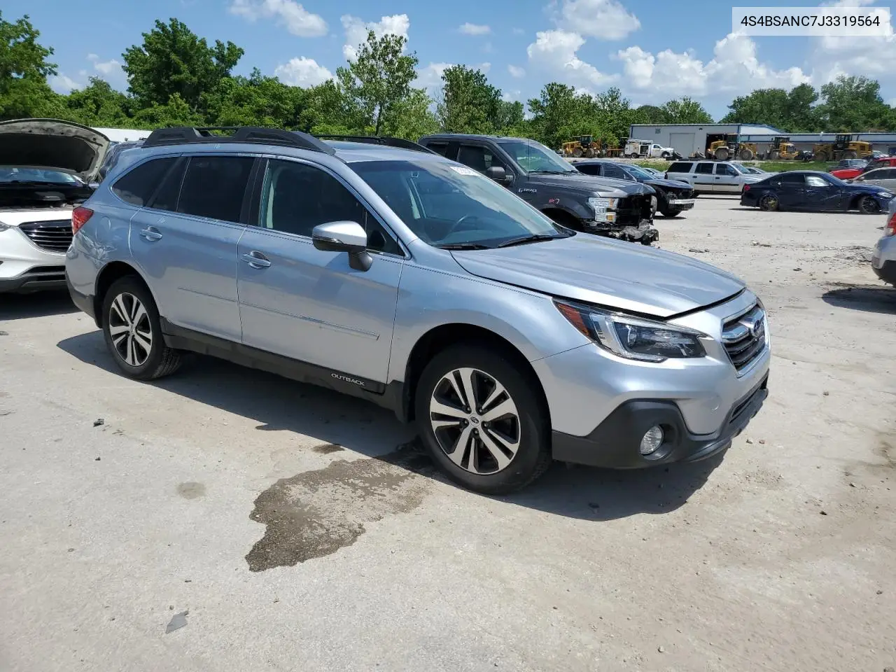 2018 Subaru Outback 2.5I Limited VIN: 4S4BSANC7J3319564 Lot: 61580485