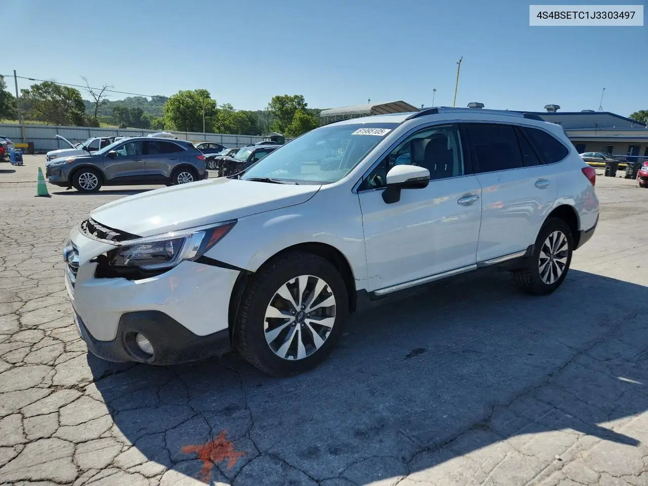 2018 Subaru Outback Touring VIN: 4S4BSETC1J3303497 Lot: 61995105