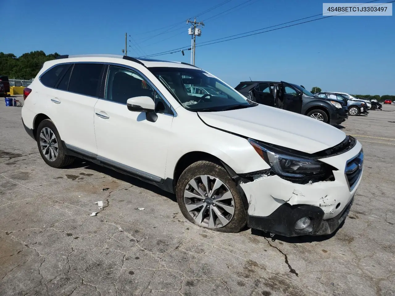 2018 Subaru Outback Touring VIN: 4S4BSETC1J3303497 Lot: 61995105