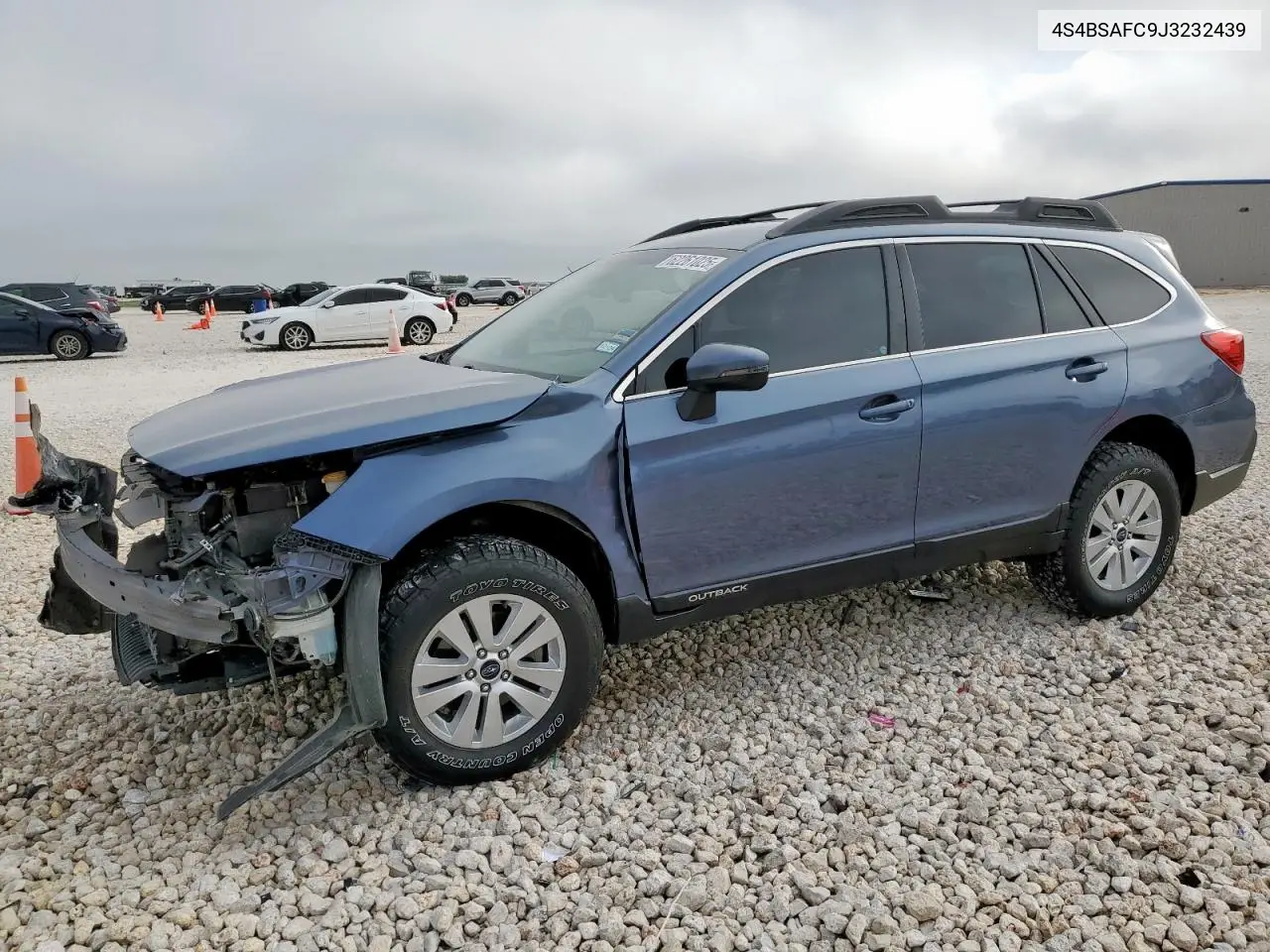 2018 Subaru Outback 2.5I Premium VIN: 4S4BSAFC9J3232439 Lot: 62261025
