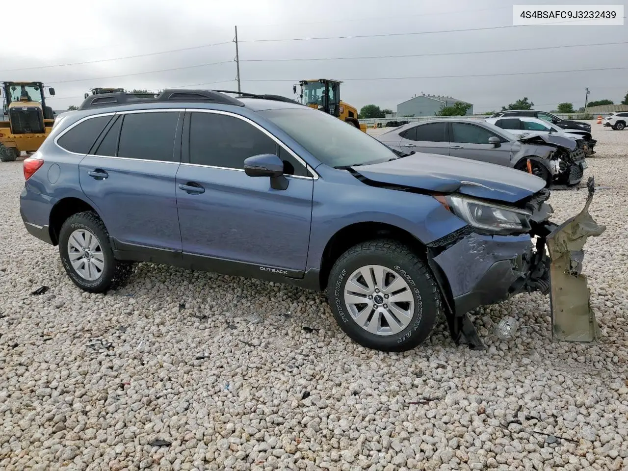 2018 Subaru Outback 2.5I Premium VIN: 4S4BSAFC9J3232439 Lot: 62261025