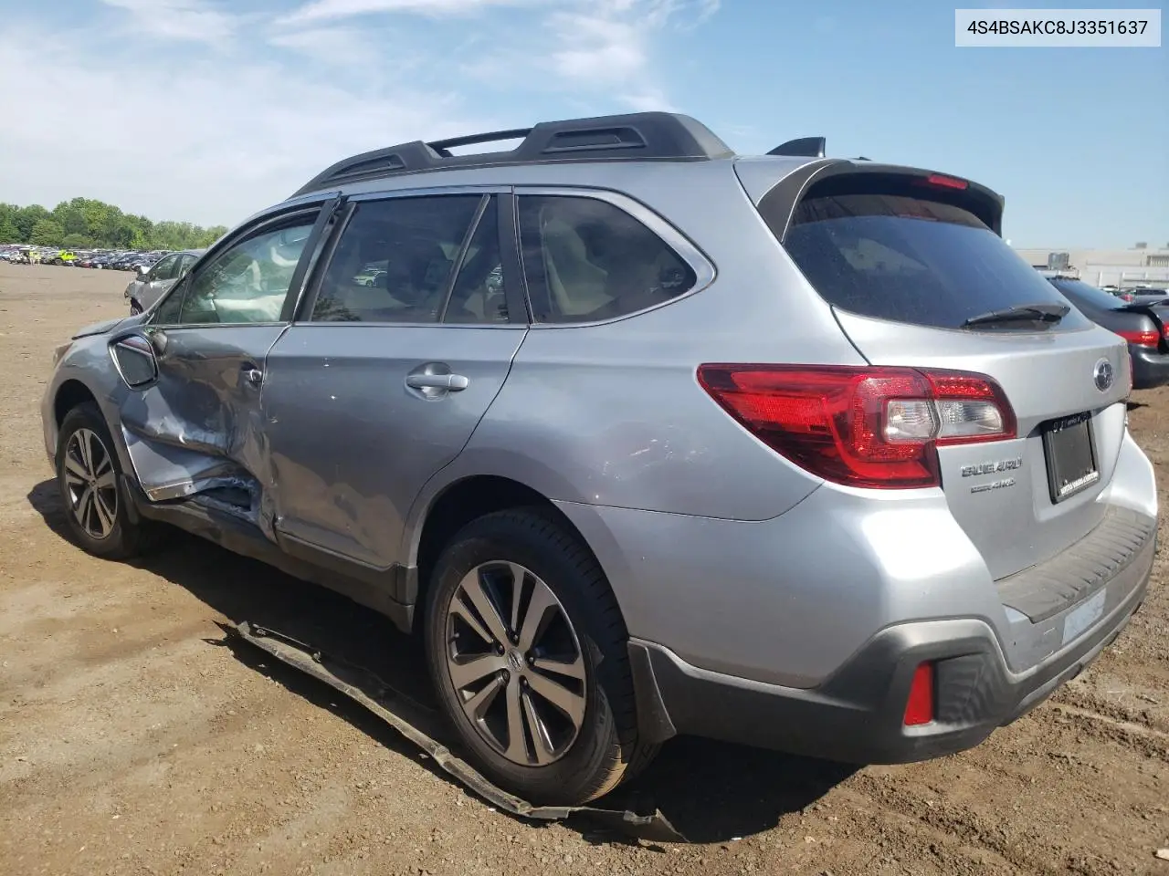 2018 Subaru Outback 2.5I Limited VIN: 4S4BSAKC8J3351637 Lot: 62380425