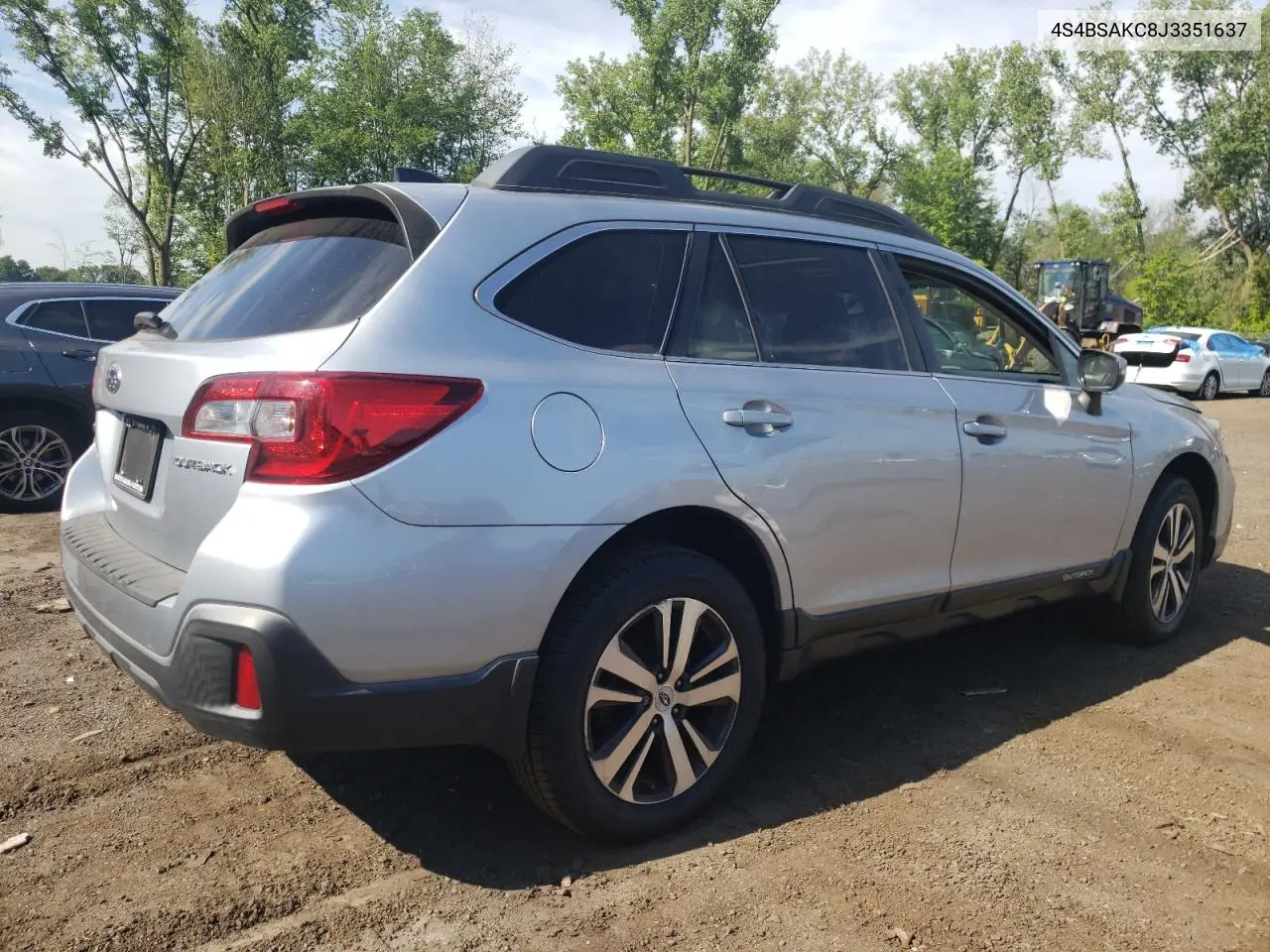 2018 Subaru Outback 2.5I Limited VIN: 4S4BSAKC8J3351637 Lot: 62380425