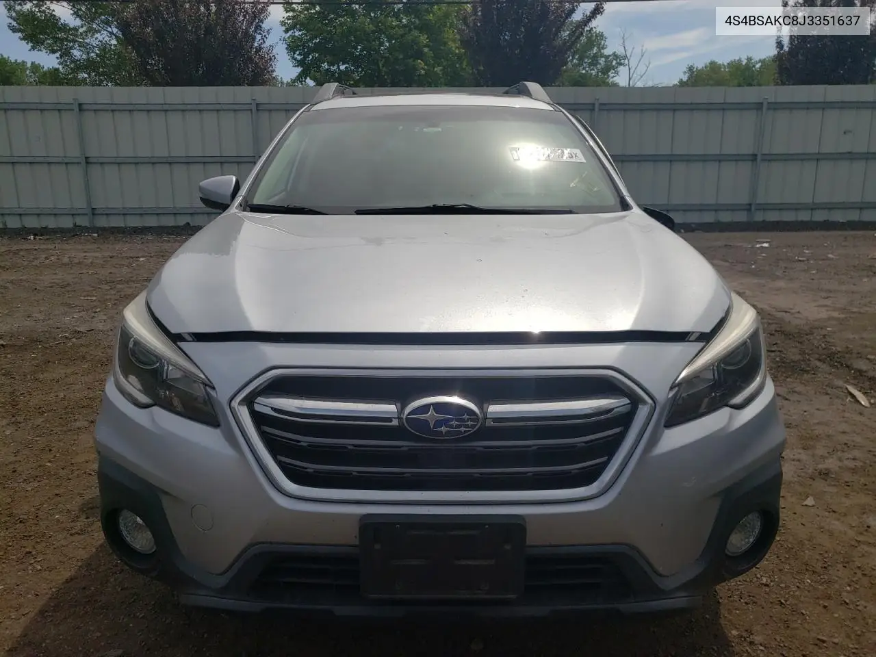 2018 Subaru Outback 2.5I Limited VIN: 4S4BSAKC8J3351637 Lot: 62380425