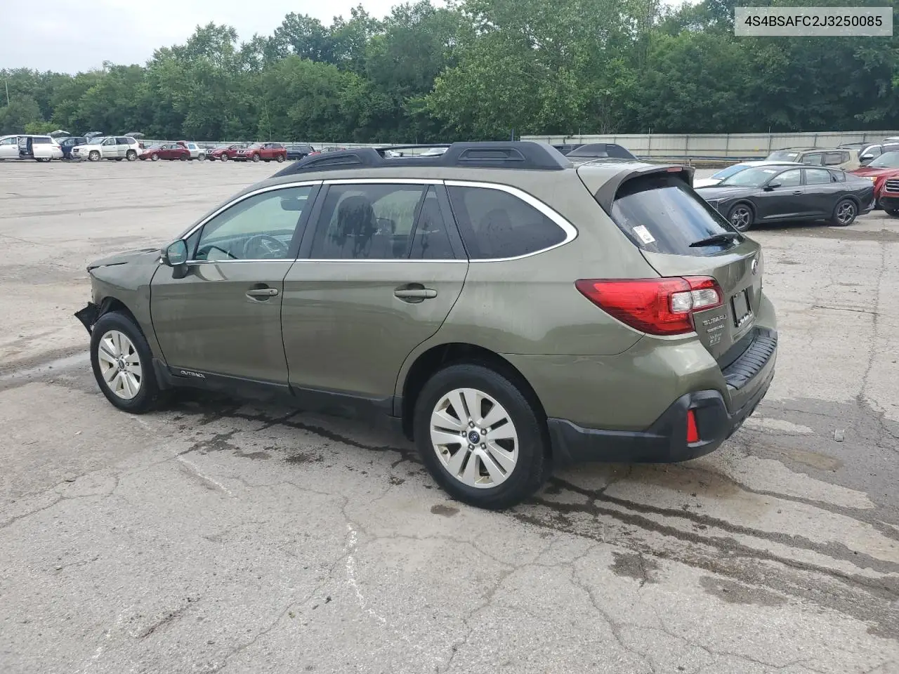 2018 Subaru Outback 2.5I Premium VIN: 4S4BSAFC2J3250085 Lot: 62555105