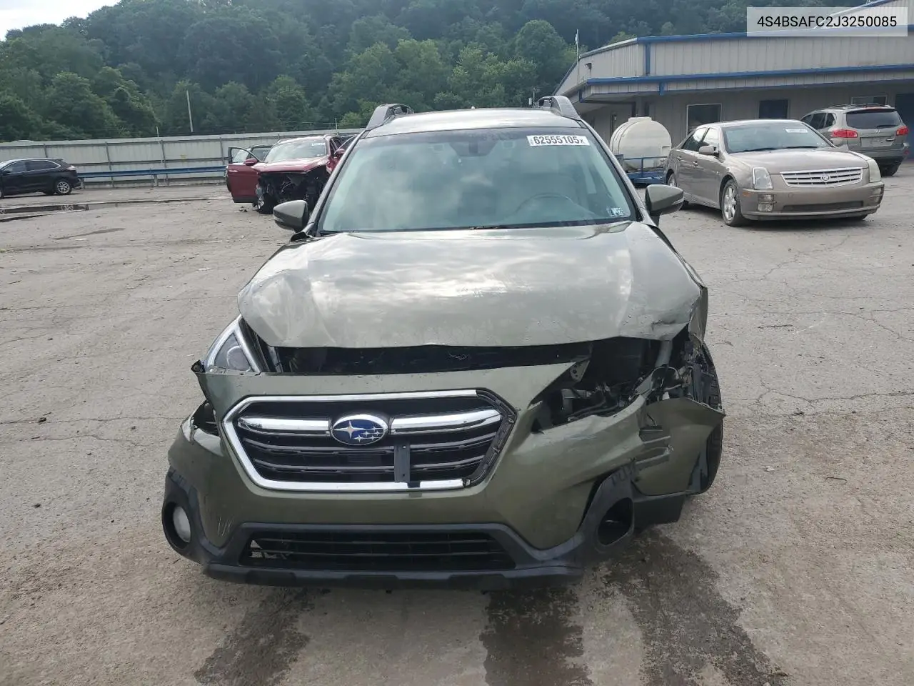 2018 Subaru Outback 2.5I Premium VIN: 4S4BSAFC2J3250085 Lot: 62555105