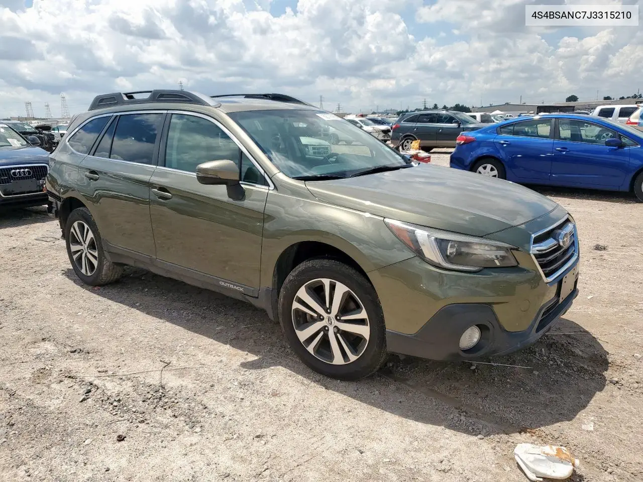 2018 Subaru Outback 2.5I Limited VIN: 4S4BSANC7J3315210 Lot: 62778865