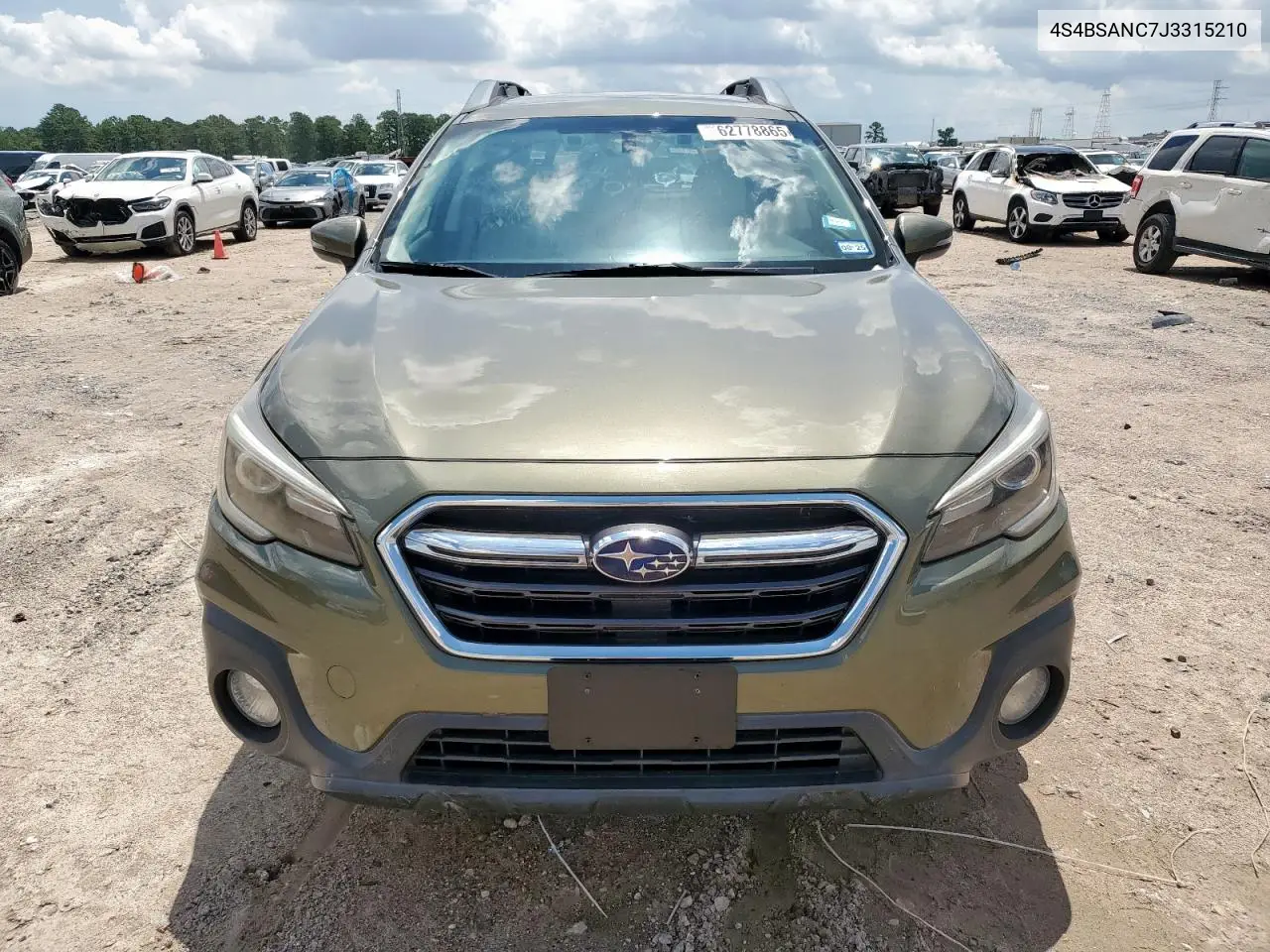 2018 Subaru Outback 2.5I Limited VIN: 4S4BSANC7J3315210 Lot: 62778865
