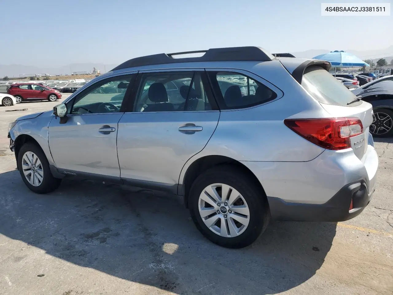 2018 Subaru Outback 2.5I VIN: 4S4BSAAC2J3381511 Lot: 62948035