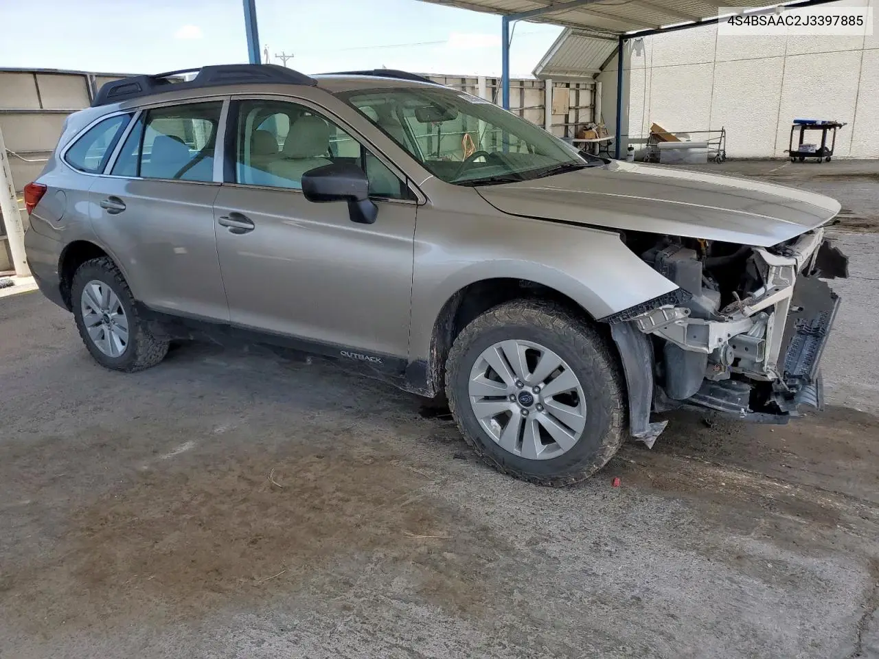 2018 Subaru Outback 2.5I VIN: 4S4BSAAC2J3397885 Lot: 62956895