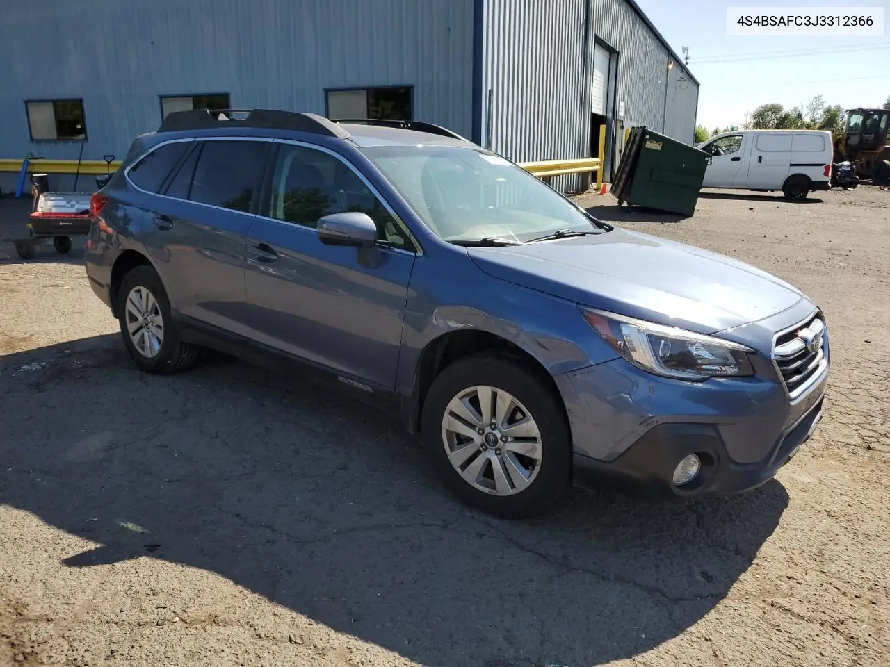 2018 Subaru Outback 2.5I Premium VIN: 4S4BSAFC3J3312366 Lot: 63292125