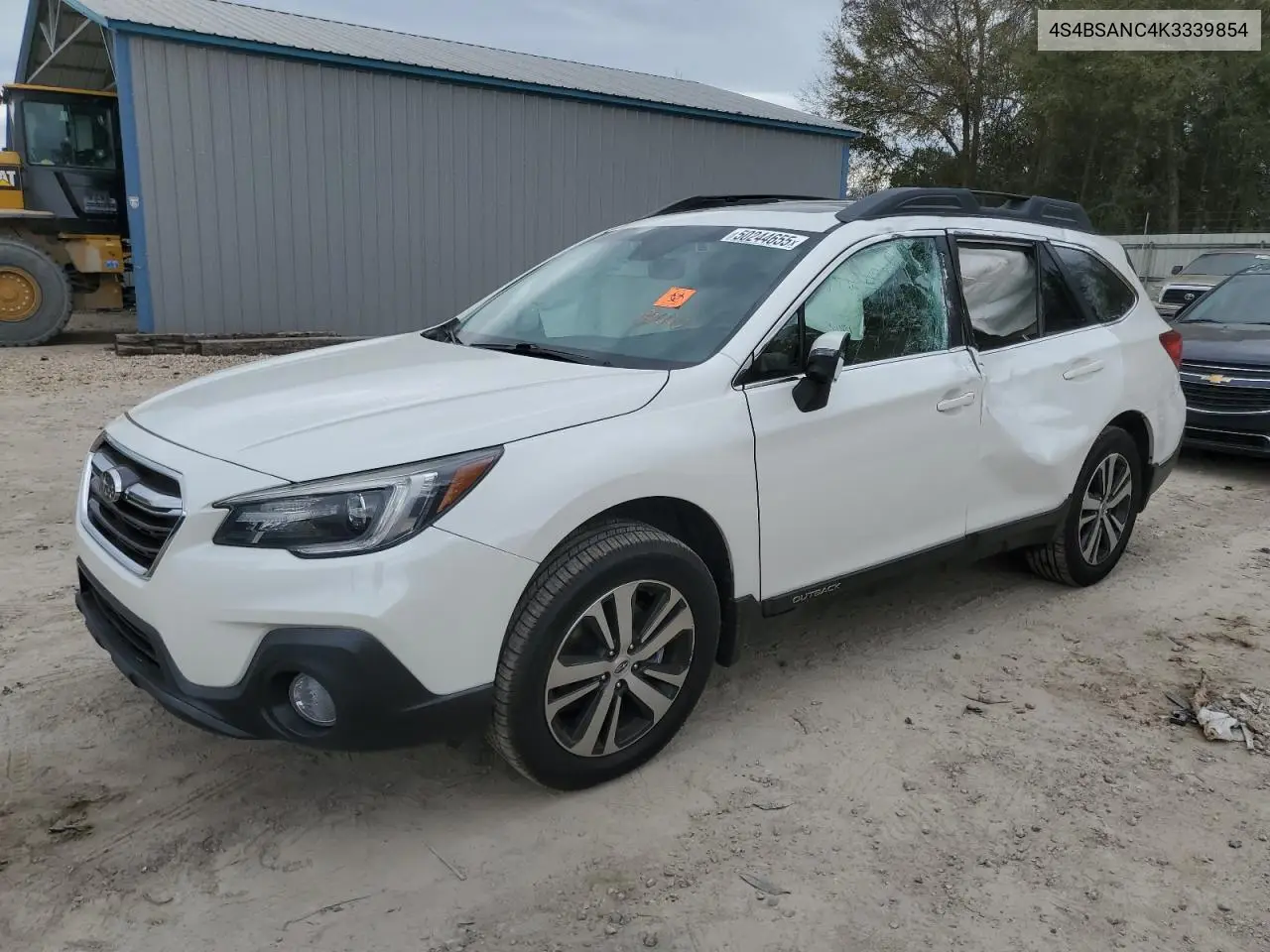 2019 Subaru Outback 2.5I Limited VIN: 4S4BSANC4K3339854 Lot: 50244655