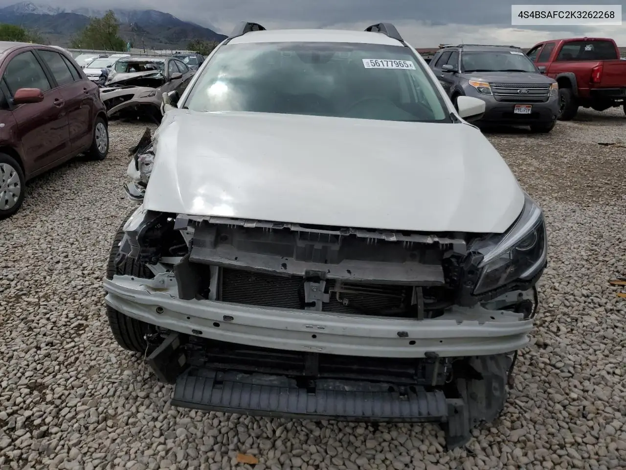 2019 Subaru Outback 2.5I Premium VIN: 4S4BSAFC2K3262268 Lot: 56177965