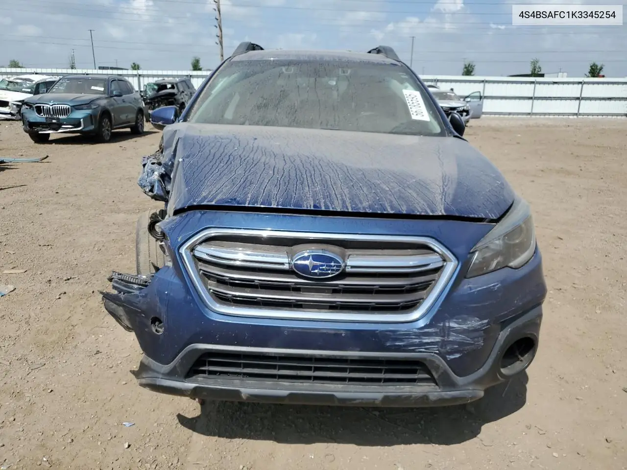 2019 Subaru Outback 2.5I Premium VIN: 4S4BSAFC1K3345254 Lot: 56785595