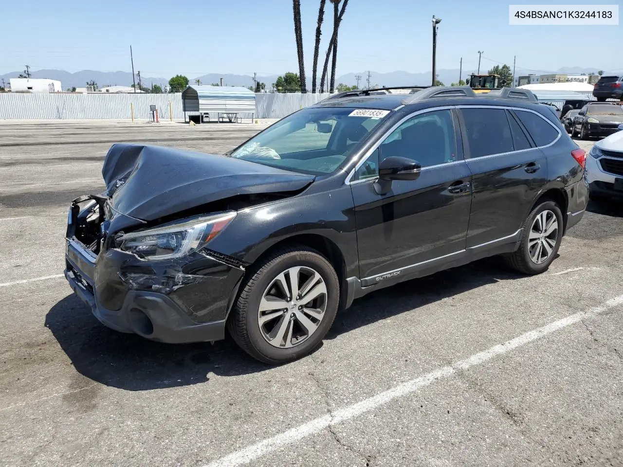 2019 Subaru Outback 2.5I Limited VIN: 4S4BSANC1K3244183 Lot: 56901835
