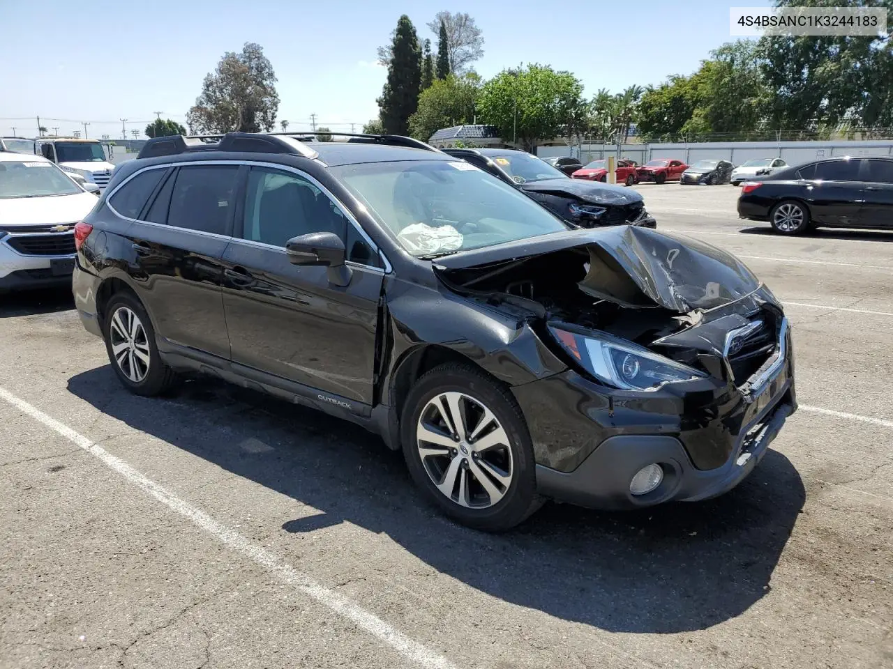 2019 Subaru Outback 2.5I Limited VIN: 4S4BSANC1K3244183 Lot: 56901835