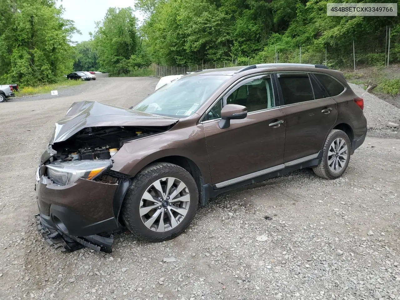 2019 Subaru Outback Touring VIN: 4S4BSETCXK3349766 Lot: 58706395