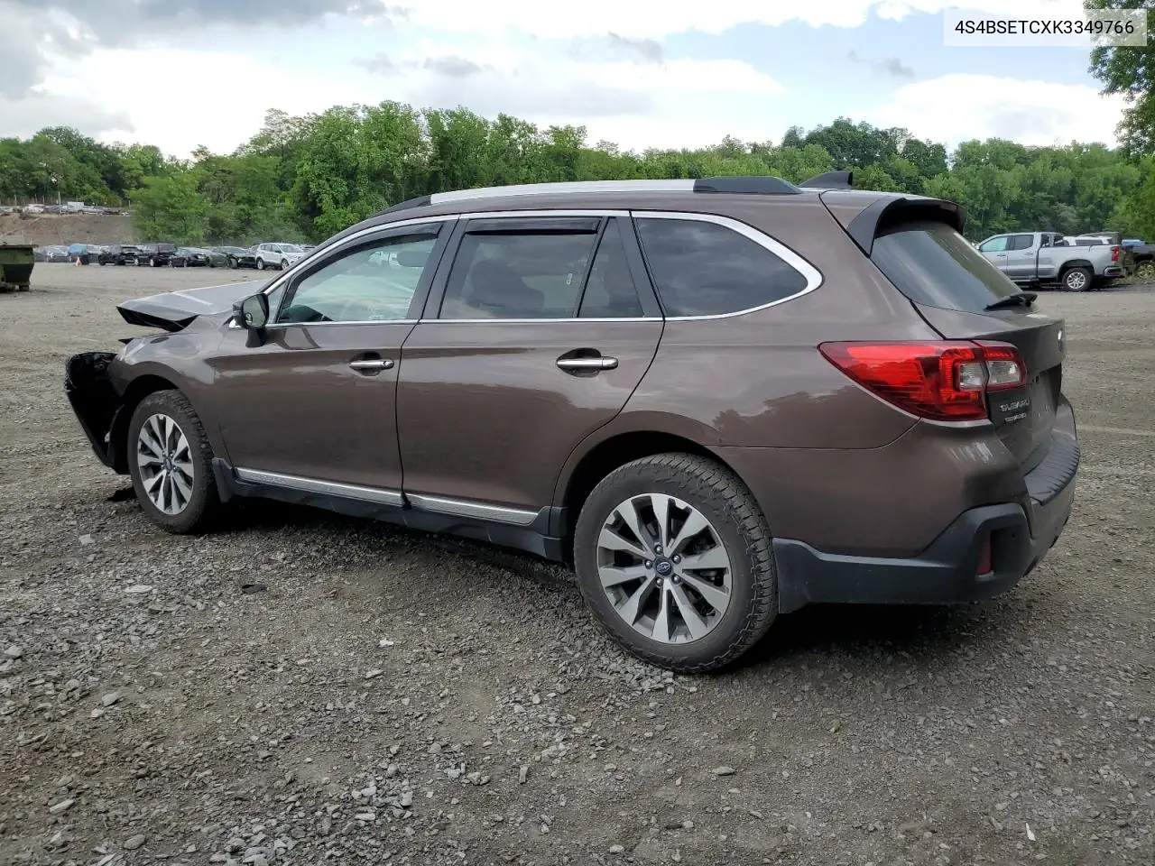 2019 Subaru Outback Touring VIN: 4S4BSETCXK3349766 Lot: 58706395