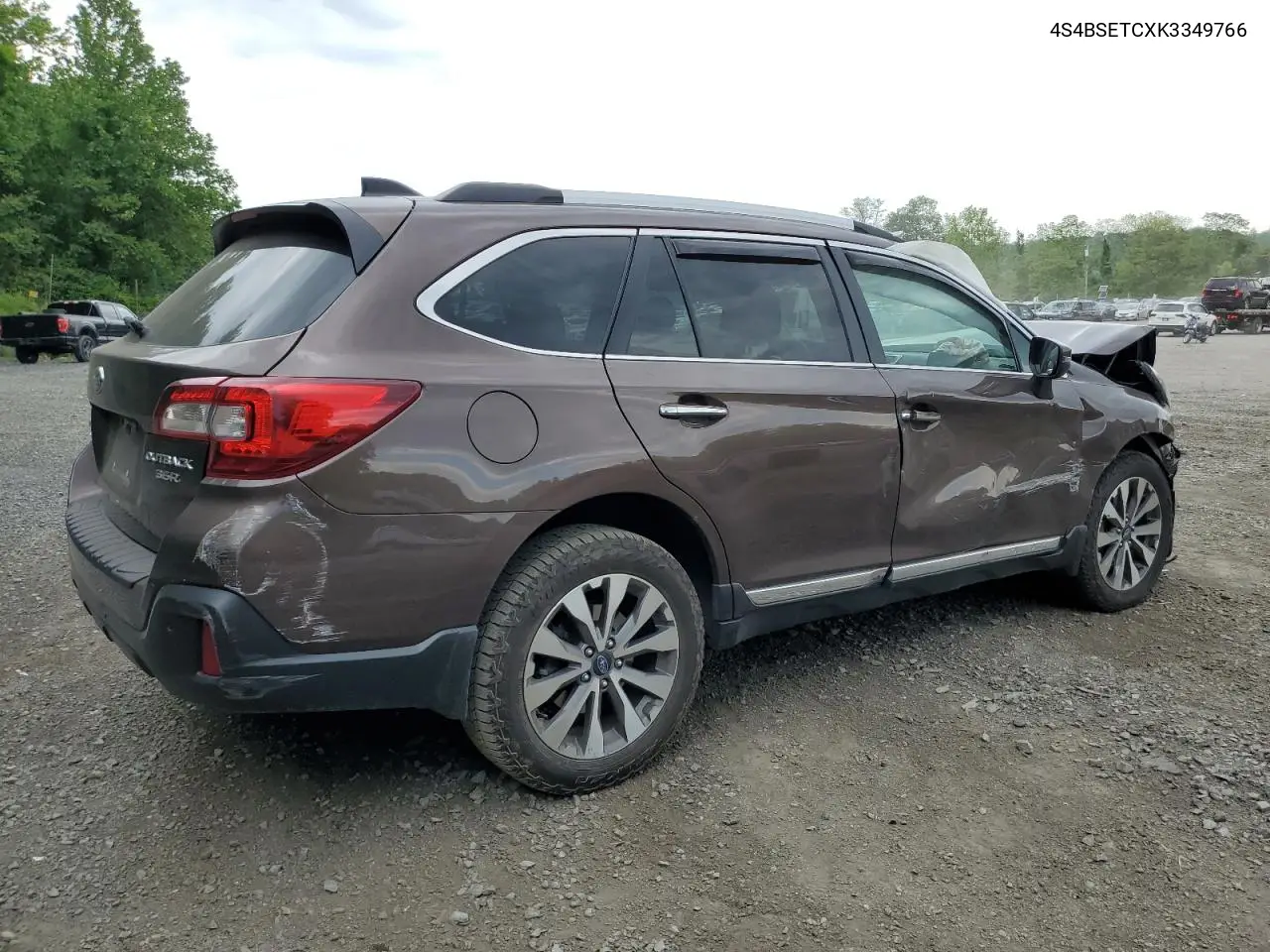 2019 Subaru Outback Touring VIN: 4S4BSETCXK3349766 Lot: 58706395