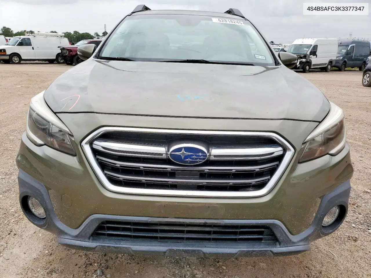 2019 Subaru Outback 2.5I Premium VIN: 4S4BSAFC3K3377347 Lot: 62818245