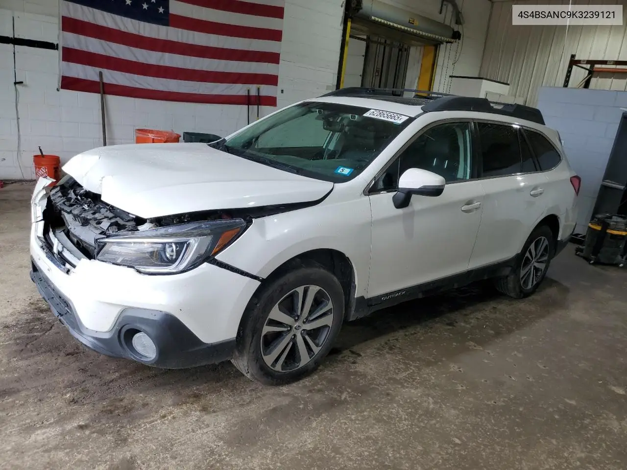 2019 Subaru Outback 2.5I Limited VIN: 4S4BSANC9K3239121 Lot: 62865665