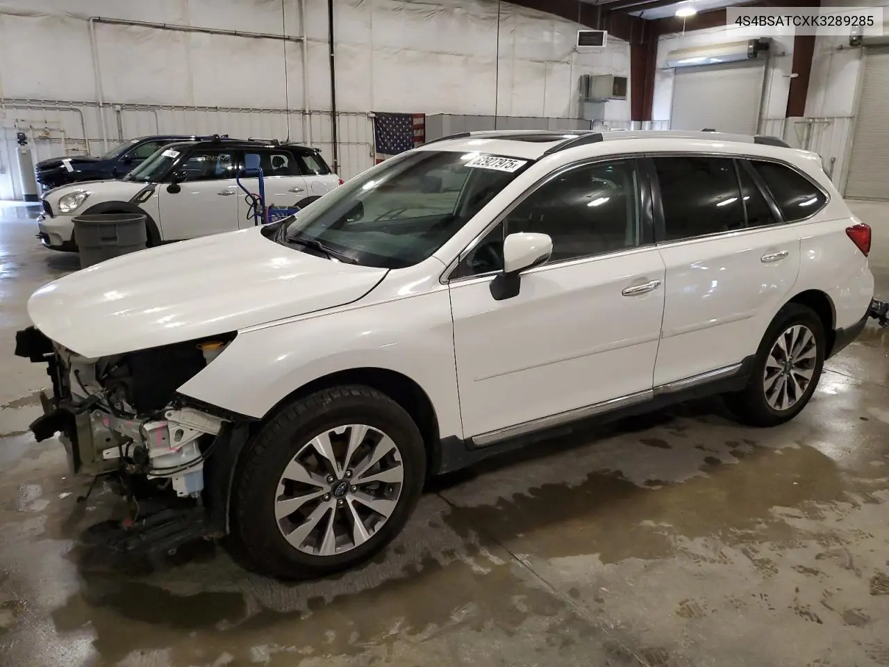 2019 Subaru Outback Touring VIN: 4S4BSATCXK3289285 Lot: 62927975