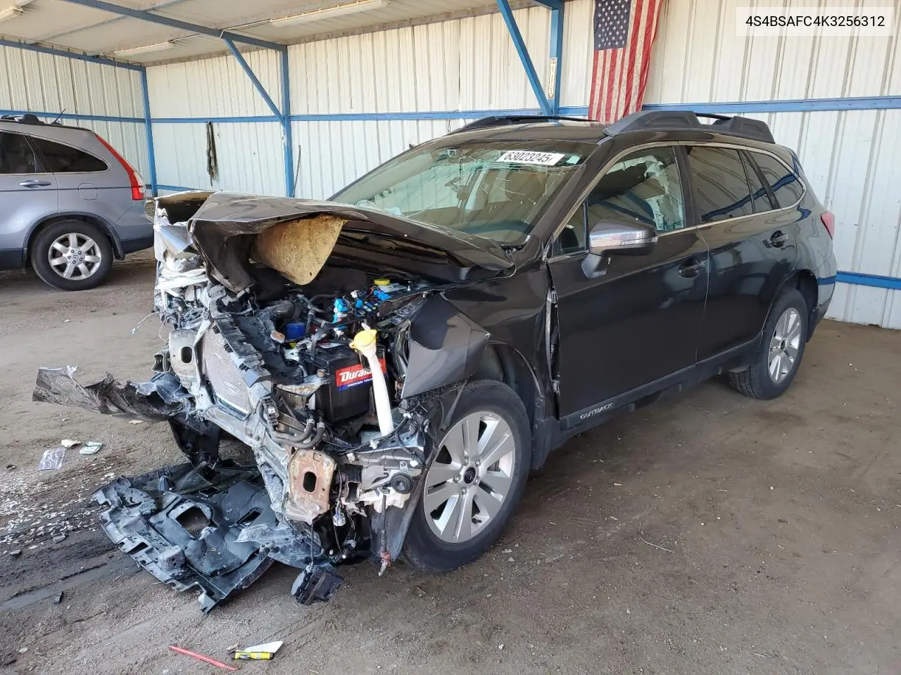 2019 Subaru Outback 2.5I Premium VIN: 4S4BSAFC4K3256312 Lot: 63023245