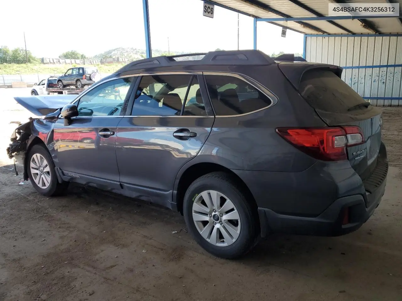 2019 Subaru Outback 2.5I Premium VIN: 4S4BSAFC4K3256312 Lot: 63023245