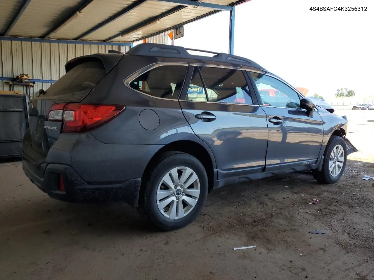 2019 Subaru Outback 2.5I Premium VIN: 4S4BSAFC4K3256312 Lot: 63023245