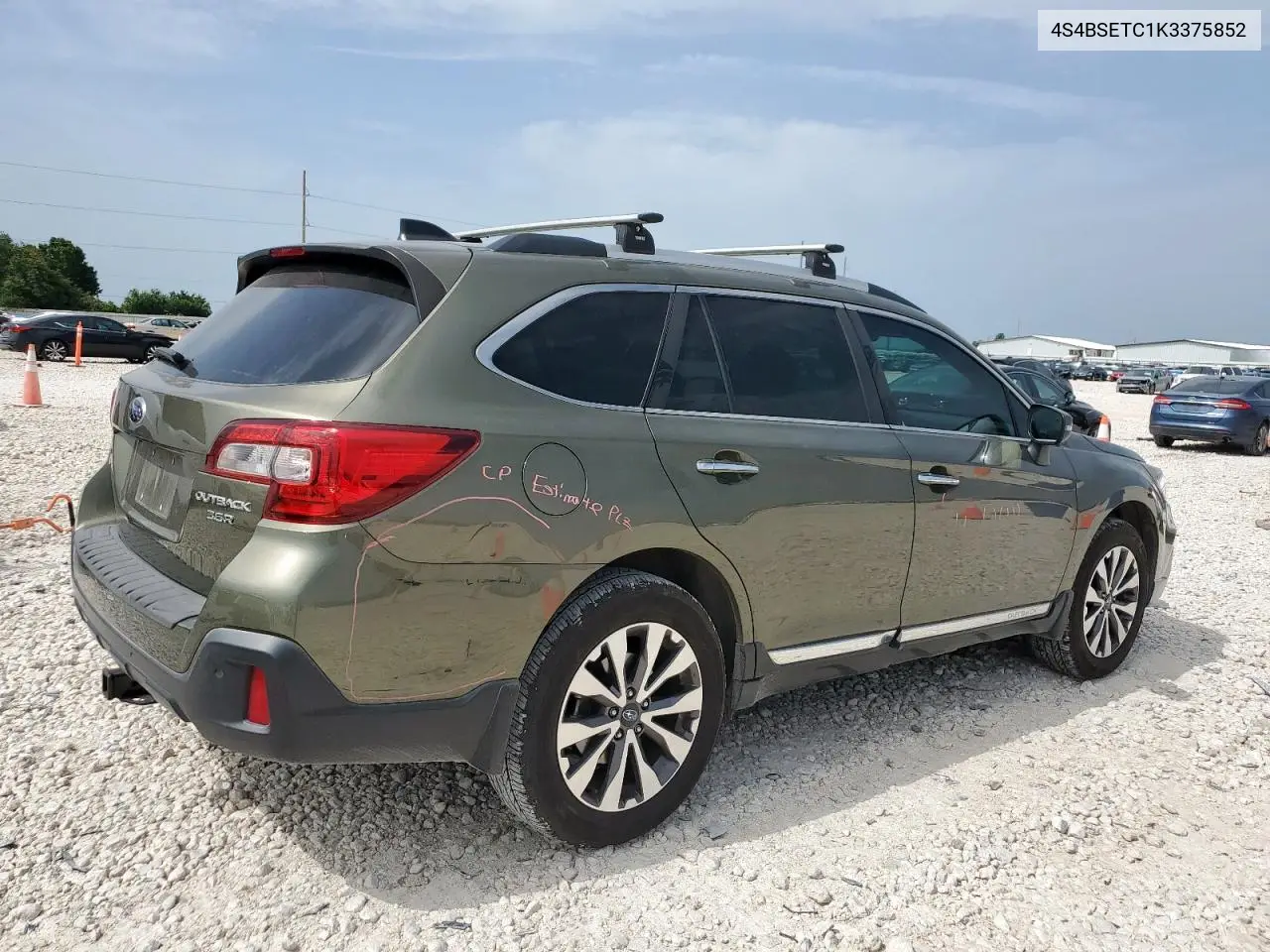2019 Subaru Outback Touring VIN: 4S4BSETC1K3375852 Lot: 63124745