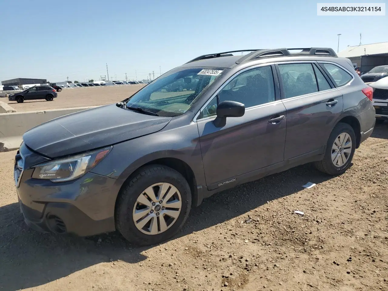 2019 Subaru Outback 2.5I VIN: 4S4BSABC3K3214154 Lot: 63247535
