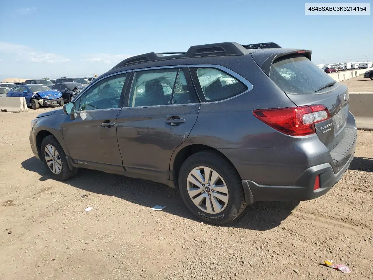 2019 Subaru Outback 2.5I VIN: 4S4BSABC3K3214154 Lot: 63247535