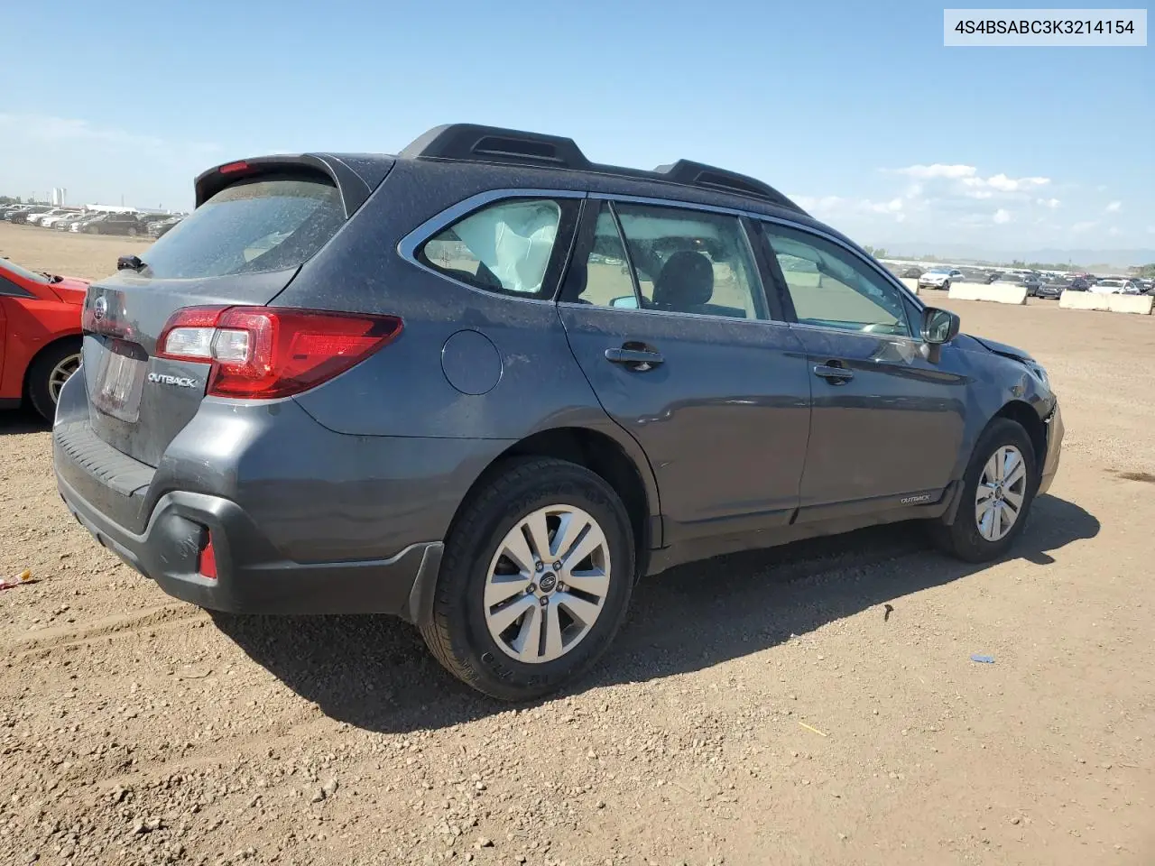 2019 Subaru Outback 2.5I VIN: 4S4BSABC3K3214154 Lot: 63247535