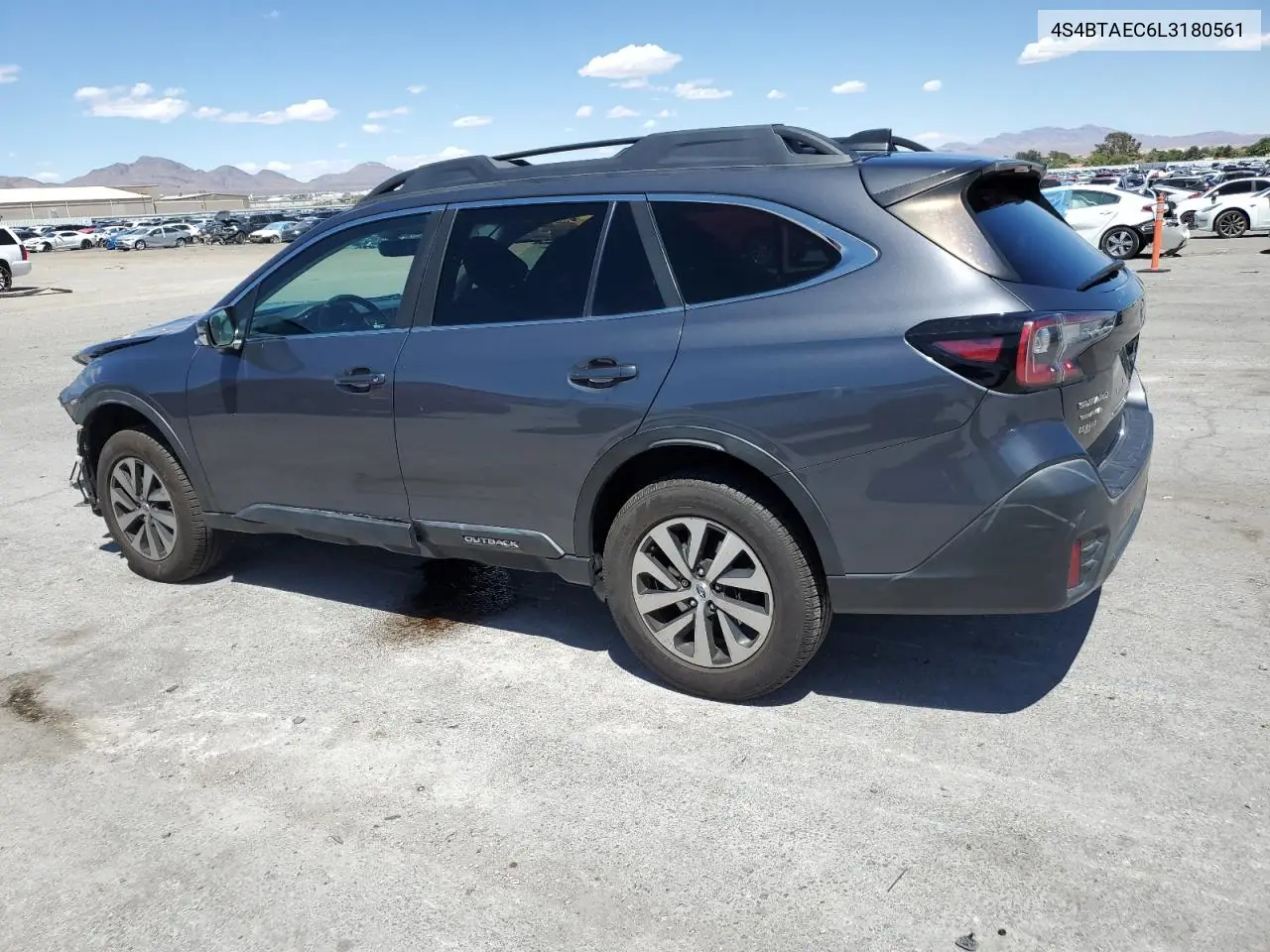 2020 Subaru Outback Premium VIN: 4S4BTAEC6L3180561 Lot: 56052405