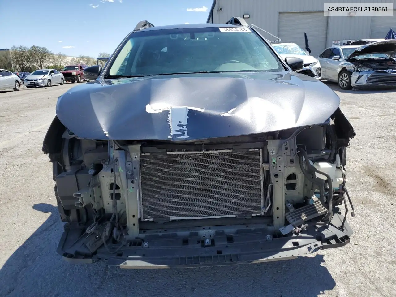 2020 Subaru Outback Premium VIN: 4S4BTAEC6L3180561 Lot: 56052405