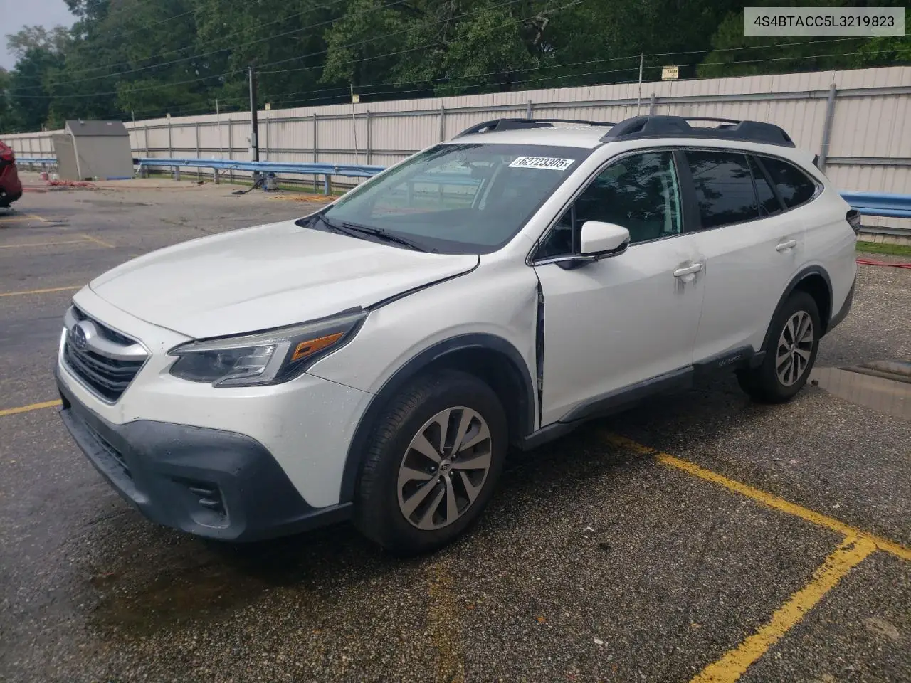 2020 Subaru Outback Premium VIN: 4S4BTACC5L3219823 Lot: 62723305