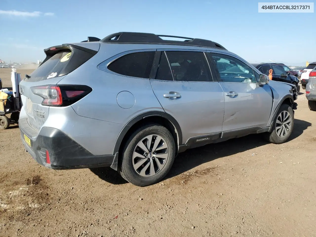 2020 Subaru Outback Premium VIN: 4S4BTACC8L3217371 Lot: 63106845