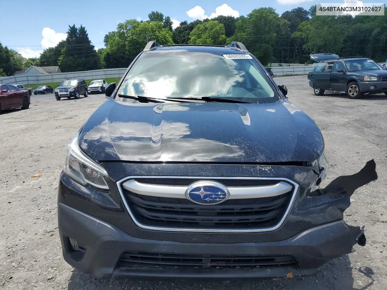 2021 Subaru Outback Limited VIN: 4S4BTANC3M3102627 Lot: 56920285