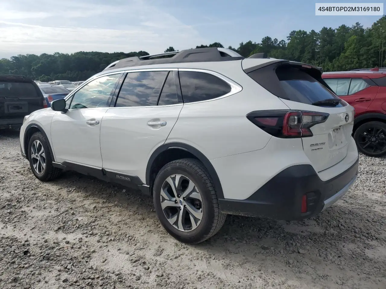 2021 Subaru Outback Touring VIN: 4S4BTGPD2M3169180 Lot: 62738905