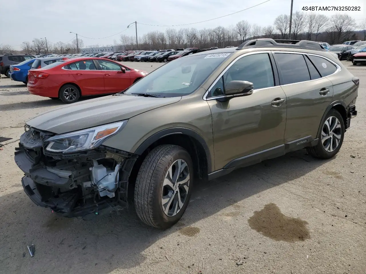 2022 Subaru Outback Limited VIN: 4S4BTAMC7N3250282 Lot: 48425215
