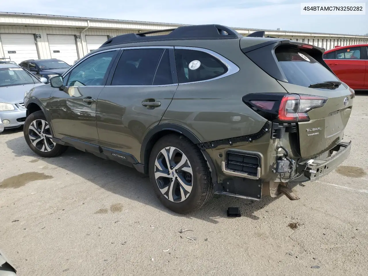 2022 Subaru Outback Limited VIN: 4S4BTAMC7N3250282 Lot: 48425215