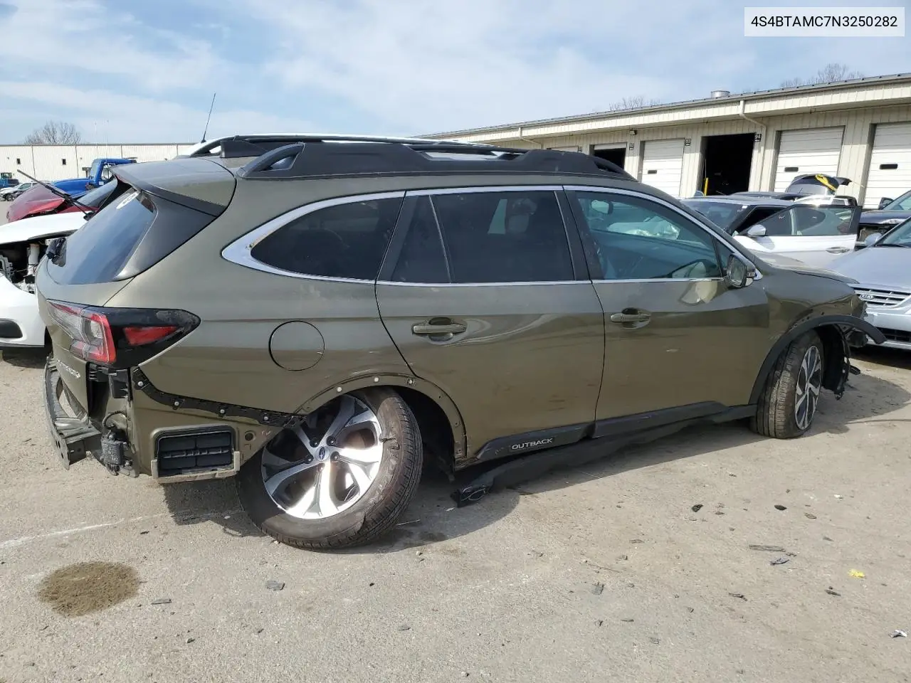 2022 Subaru Outback Limited VIN: 4S4BTAMC7N3250282 Lot: 48425215
