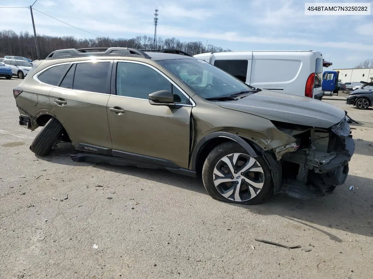 2022 Subaru Outback Limited VIN: 4S4BTAMC7N3250282 Lot: 48425215