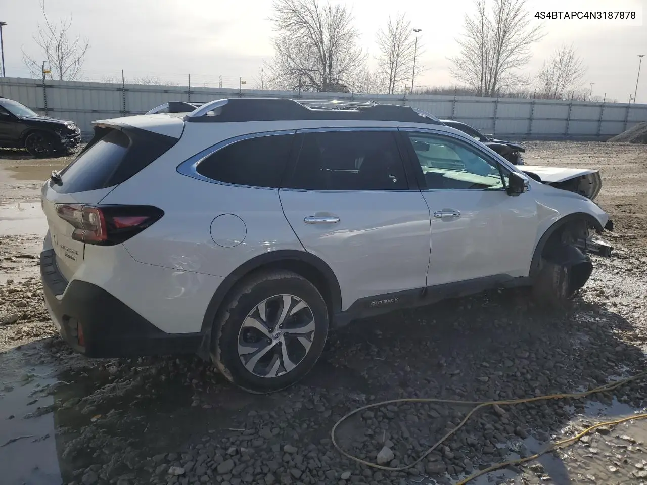 2022 Subaru Outback Touring VIN: 4S4BTAPC4N3187878 Lot: 48670965