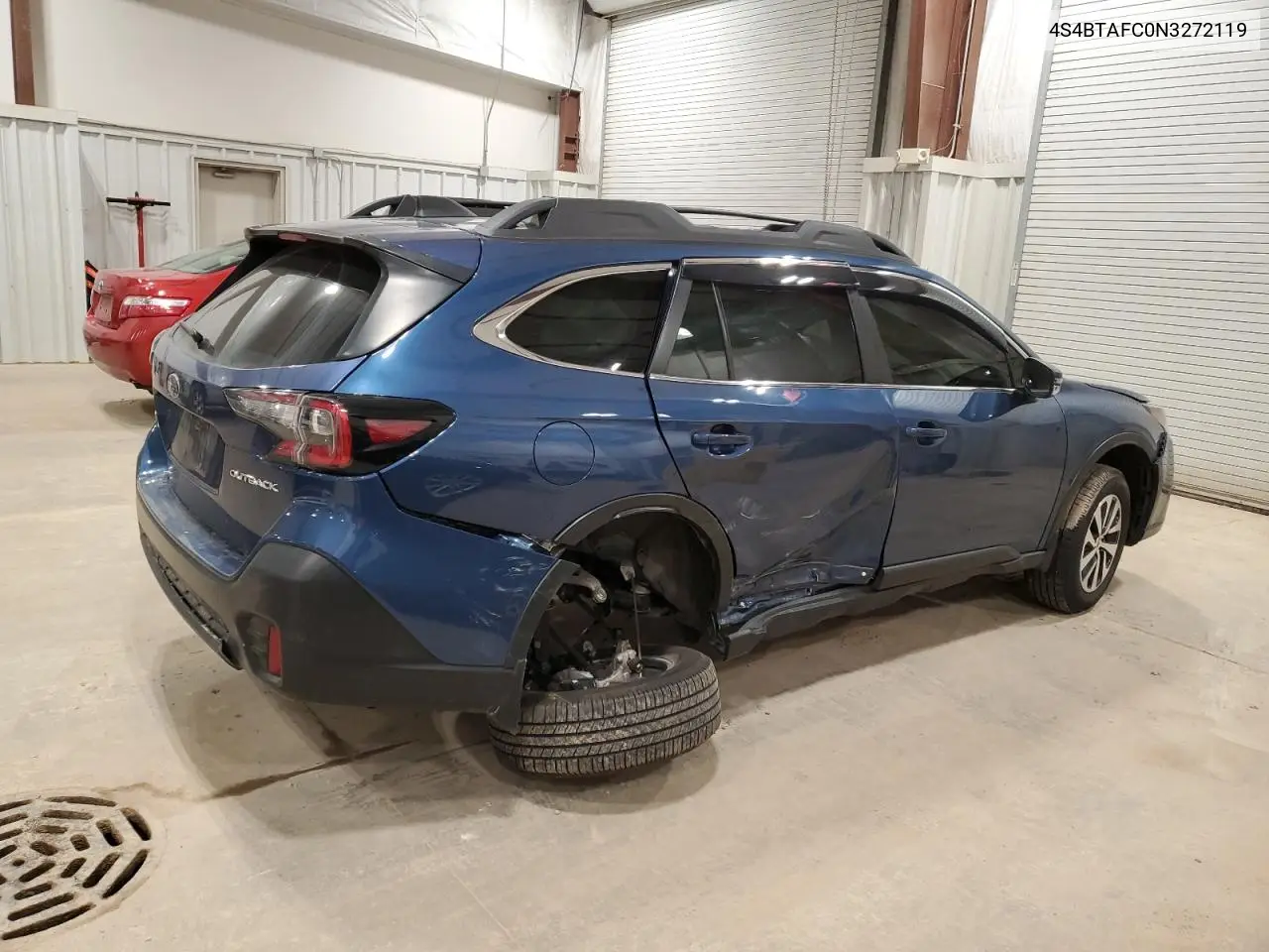 2022 Subaru Outback Premium VIN: 4S4BTAFC0N3272119 Lot: 50647605