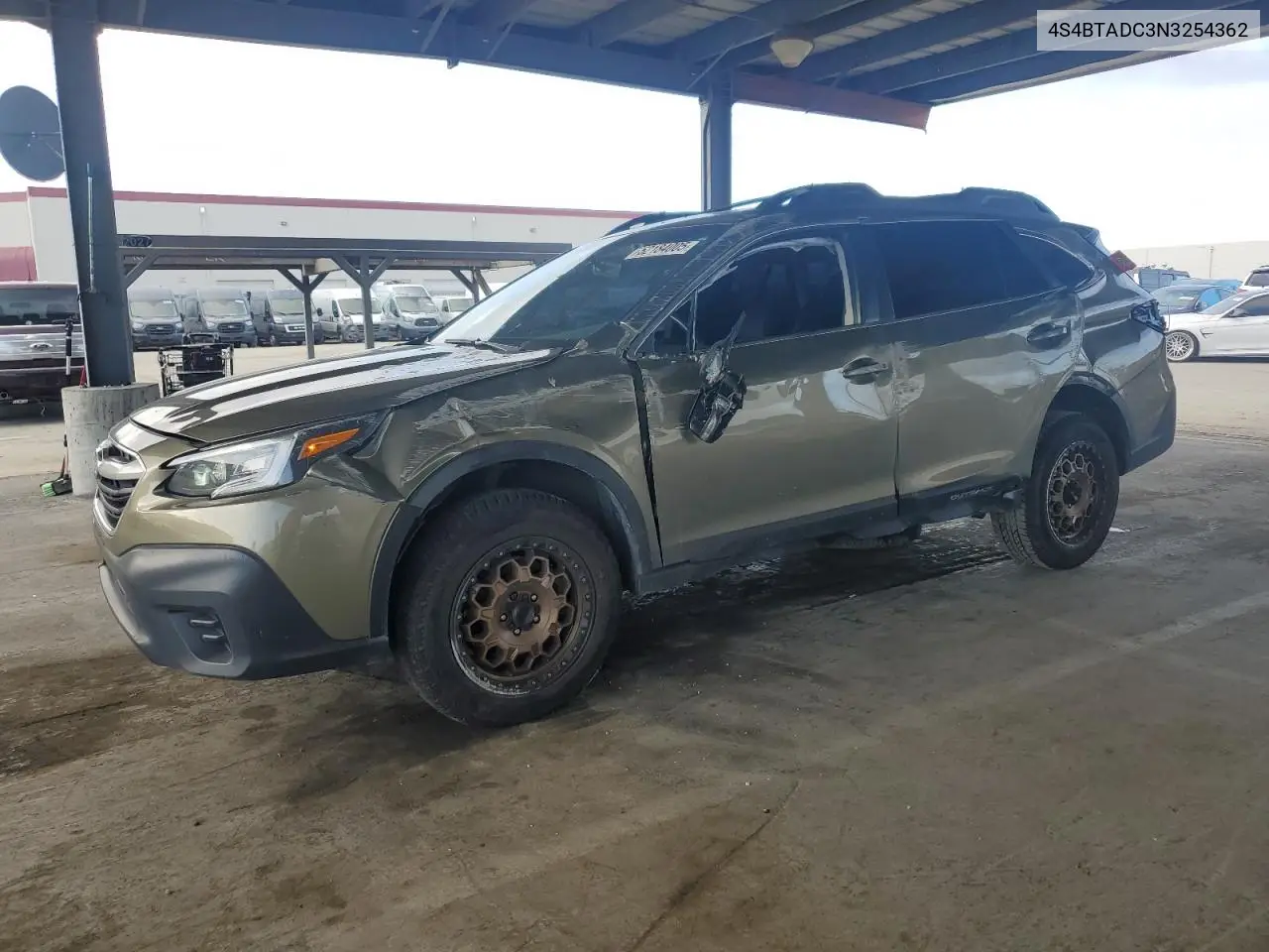 2022 Subaru Outback Premium VIN: 4S4BTADC3N3254362 Lot: 52184005