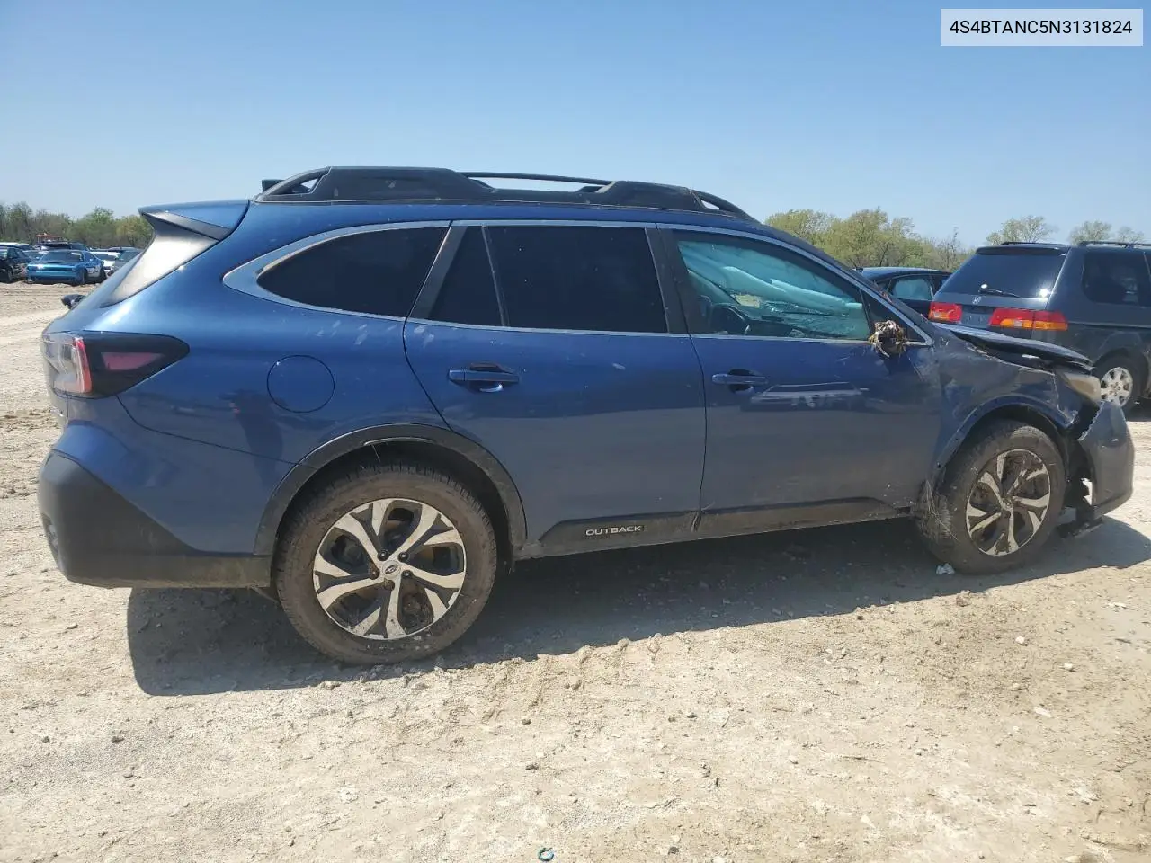 2022 Subaru Outback Limited VIN: 4S4BTANC5N3131824 Lot: 52550295